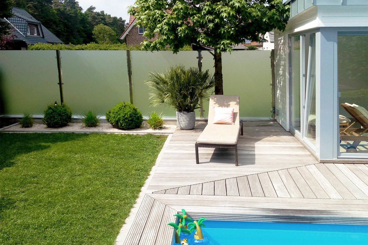 Wind- und Sichtschutz aus Glas Jetzt planen - Glasprofi24