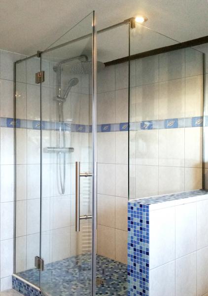 Dusche aus Glas Maßanfertigung