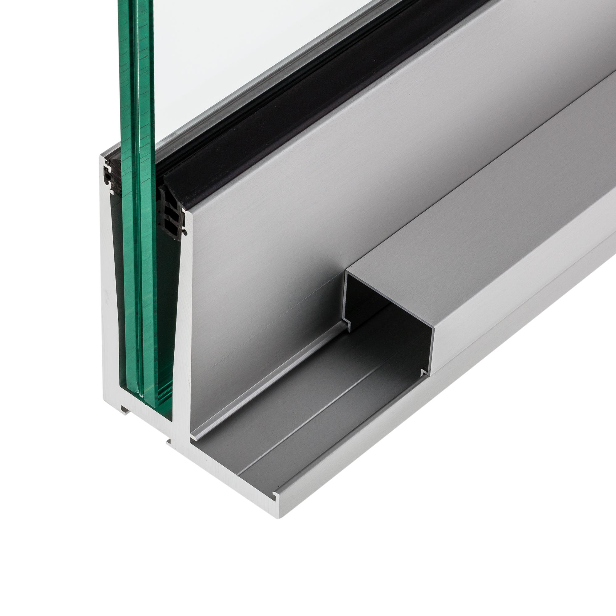 Glas wird durch die Abschlussdichtungen stabilisiert, Wassereintritt wird verhindert